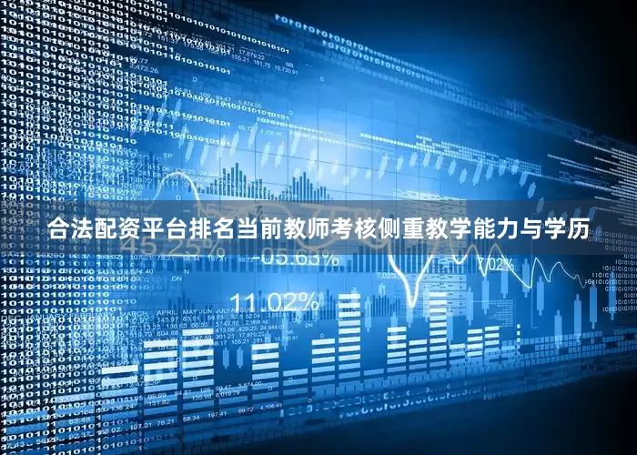 合法配资平台排名当前教师考核侧重教学能力与学历
